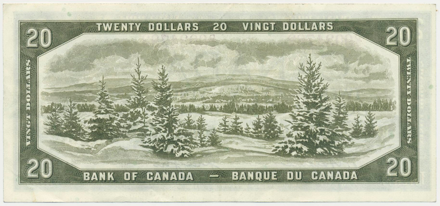 CANADA P.70b BC-33b 1954 $20 Beattie, Coyne D/E Choice VF 35 PQ