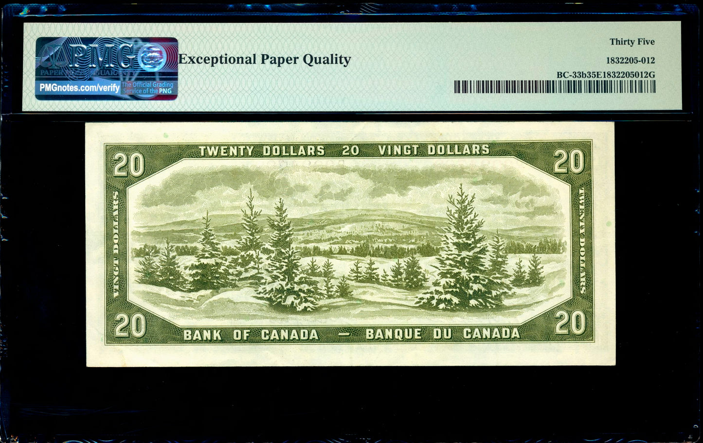CANADA P.70b BC-33b 1954 $20 Beattie, Coyne D/E Choice VF 35 PQ
