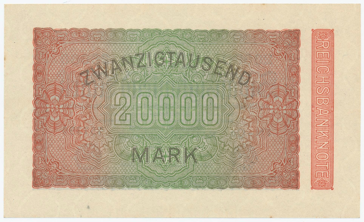 GERMANY P.85c 1923 20,000 Mark UNC