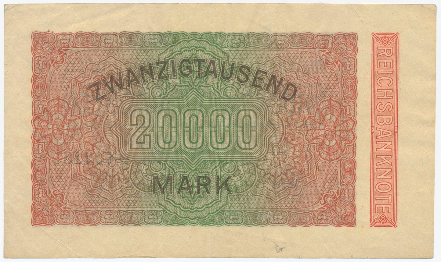 GERMANY P.85d 1923 20,000 Mark NEF