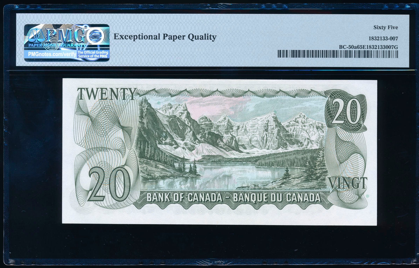 CANADA P.89a BC-50a $20 1969 Beattie, Rasminsky GEM UNC 65 EPQ