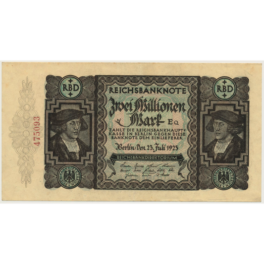 GERMANY P.89 1923 2,000,000 Mark GVF