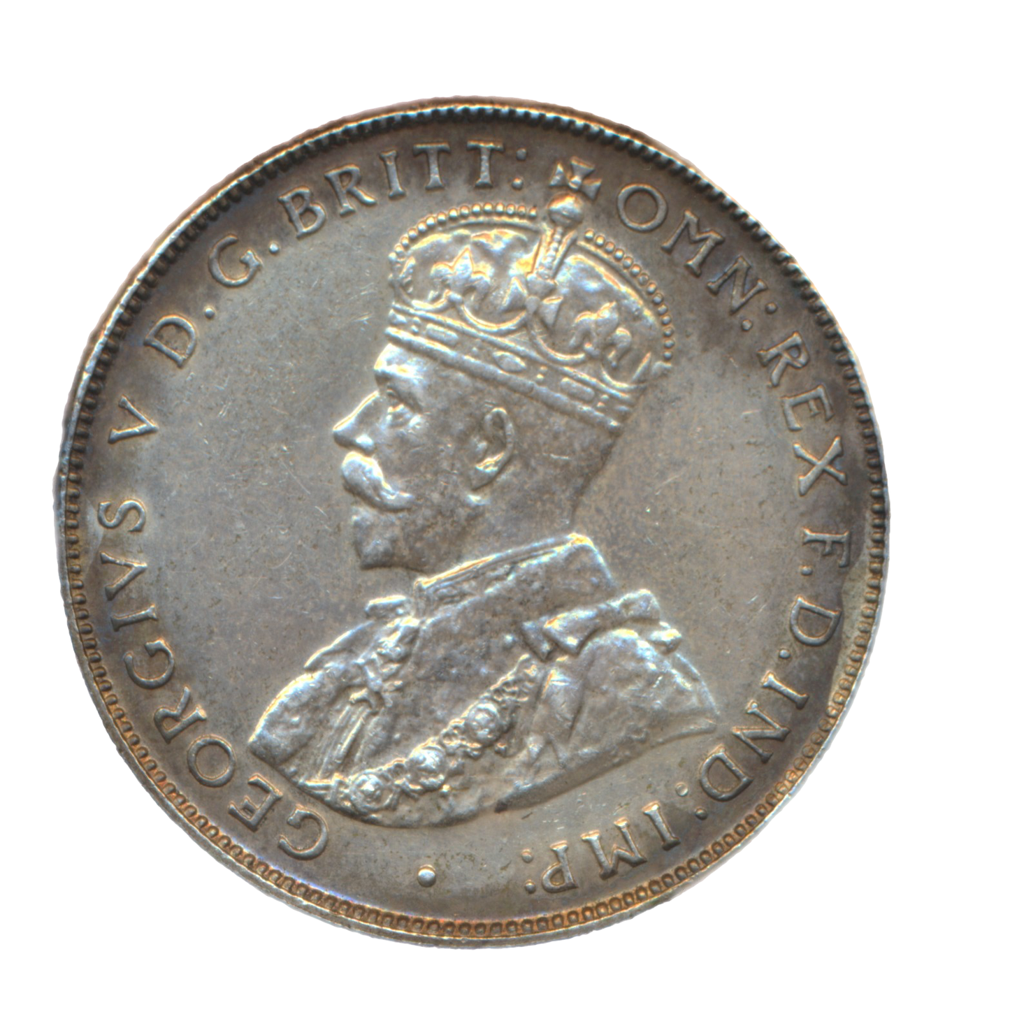 Australia KM27 1936 Silver Florin EF