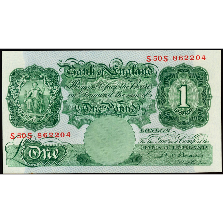 ENGLAND P.369b B269 1949-1955 Replacement Beale £1 S50S Choice UNC 63