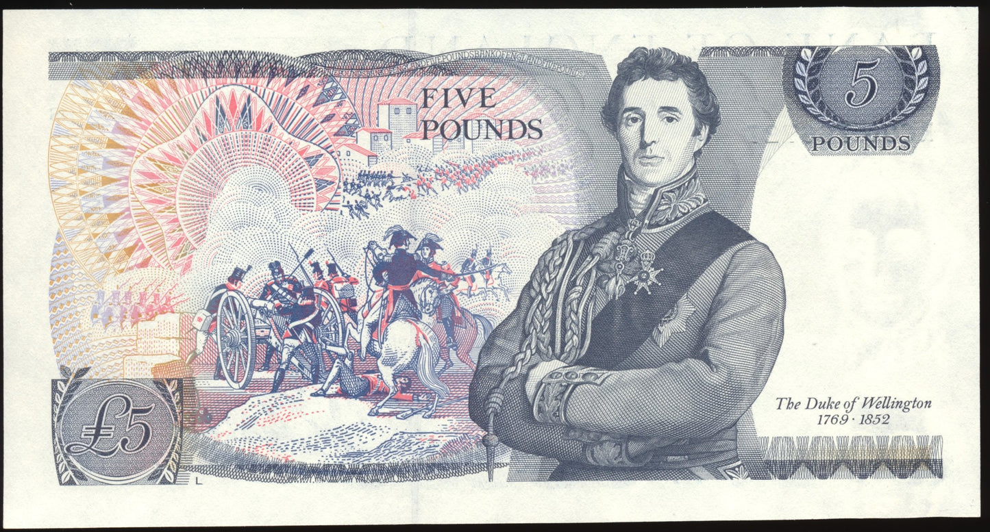 ENGLAND P.378e B345 1987-1988 Somerset Last run £5 RC90 GEM UNC 65 EPQ
