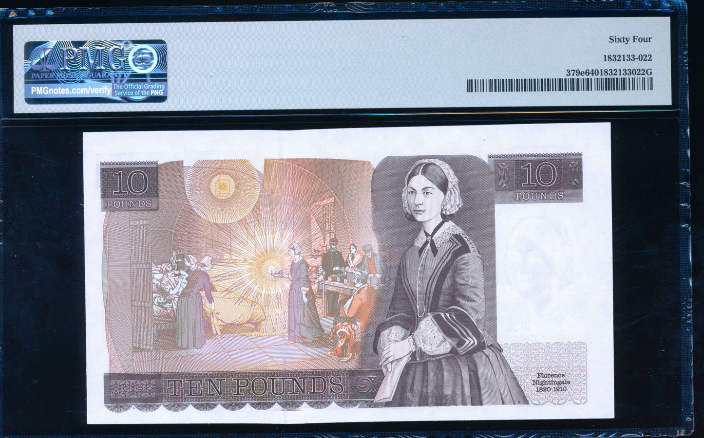 ENGLAND P.379e B354 1988-1991 Gill First run DR01 £10 CHOICE UNC 64 PMG