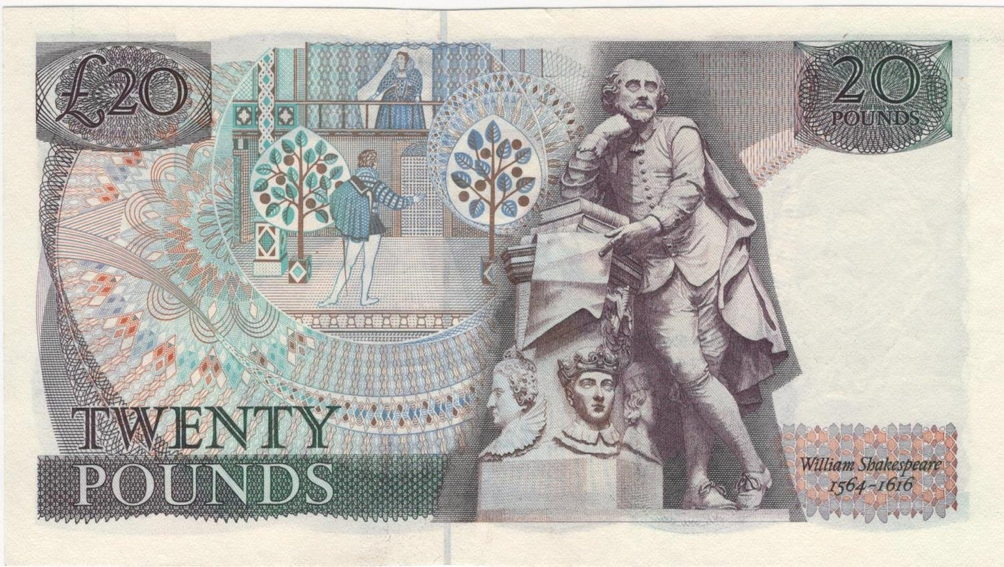 ENGLAND P.380e B355 Gill £20 First run 0IL Choice UNC 64