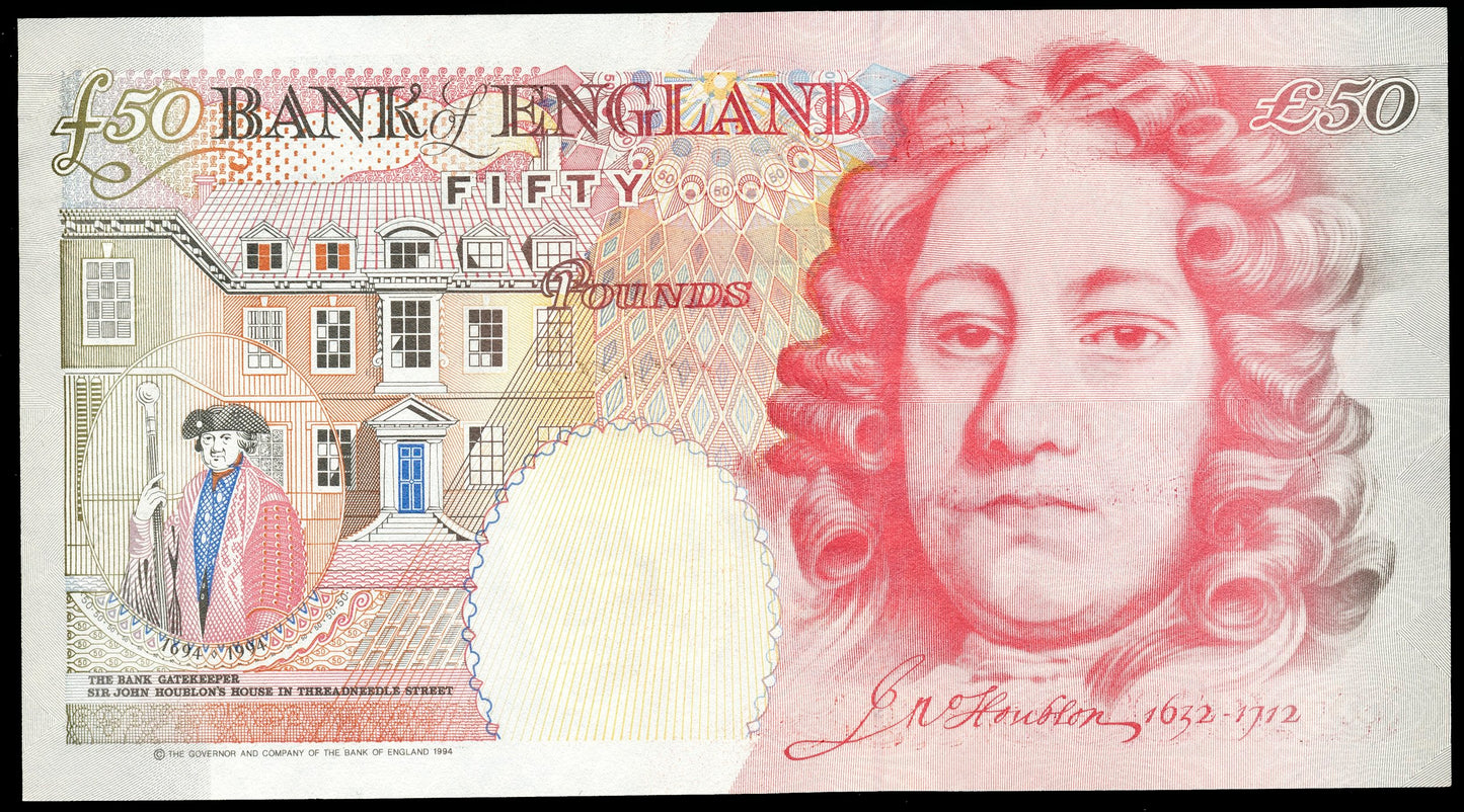 ENGLAND P.388a B378 1993-1998 Kentfield Experimental £50 A99 66EPQ GEM UNC