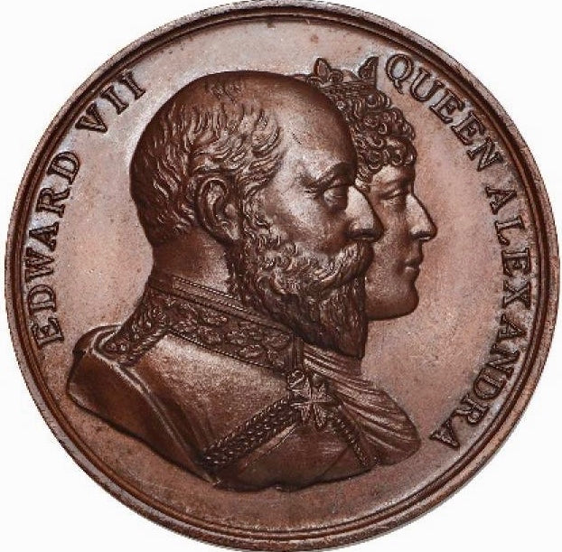 1902 Coronation bronze medal BHM 3849 UNC