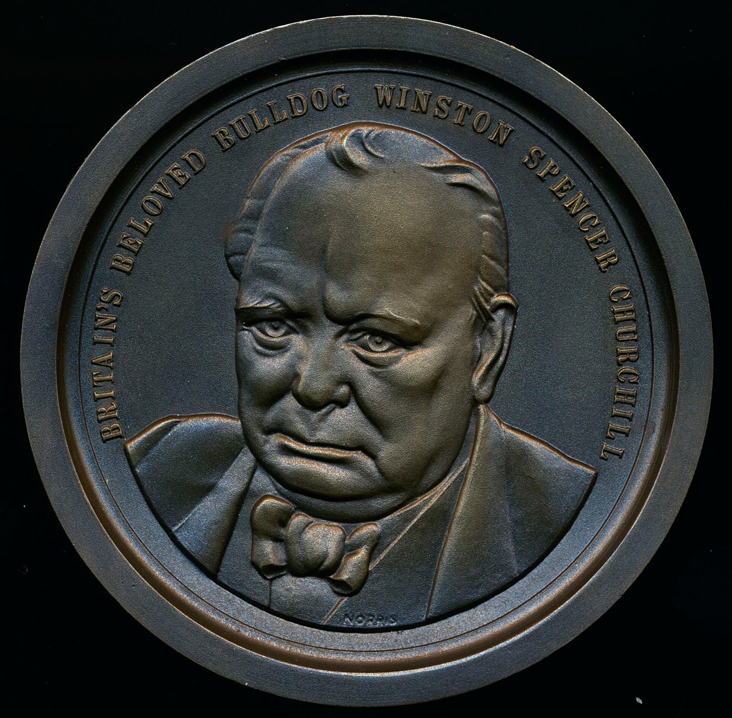 1965 Churchill Centenary Picture Medal 77mm box set UNC