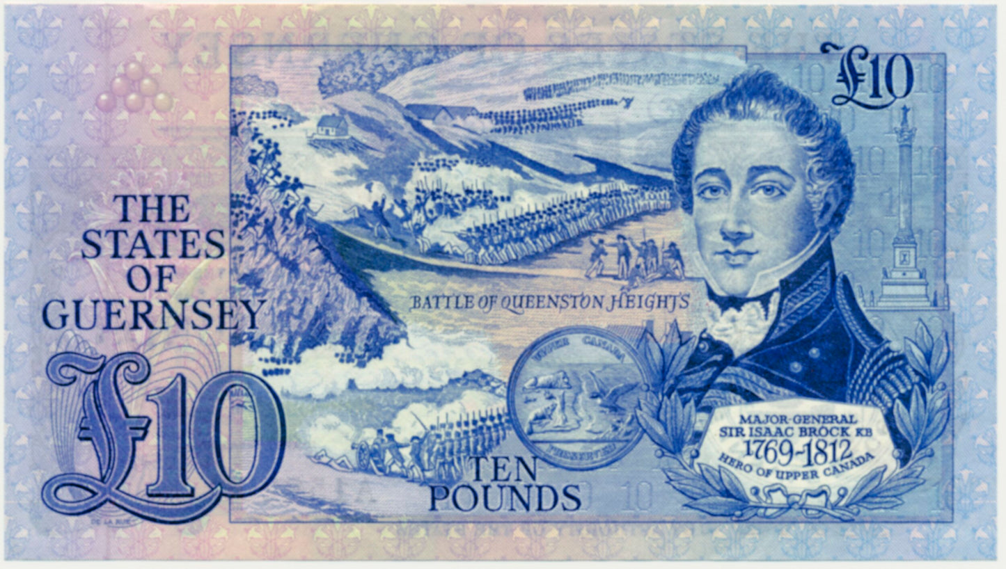 GUERNSEY P.50a GU52a 1980-1990 £10 GEM UNC 65 EPQ