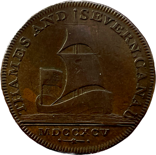 Gloucestershire D&H 59 Brimscombe Port 1796 Conder Halfpenny