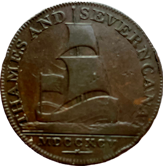 Gloucestershire D&H 60 Brimscombe Port 1796 Conder Halfpenny