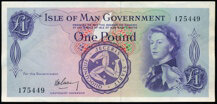 ISLE OF MAN P.25a IM31a 1961-1972 £1 EF