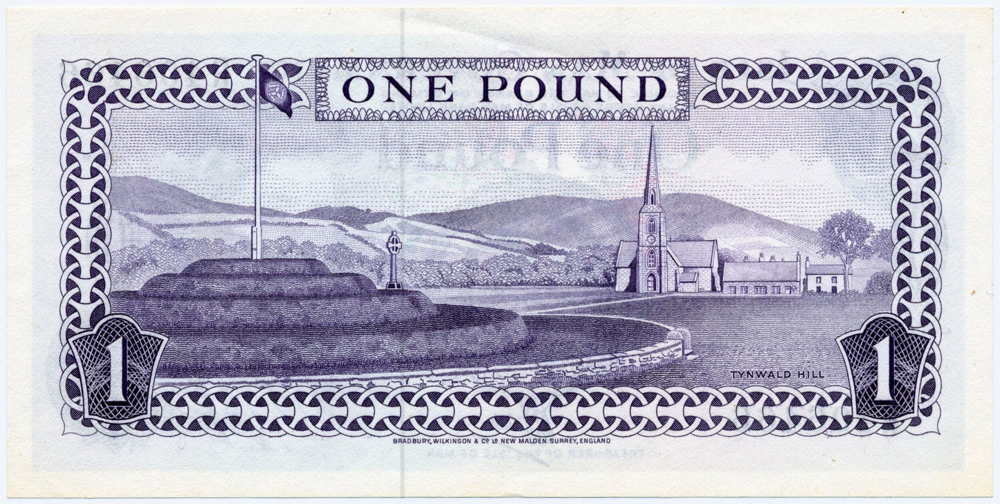 ISLE OF MAN P.34 IM33b 1979-1983 £1 UNC R