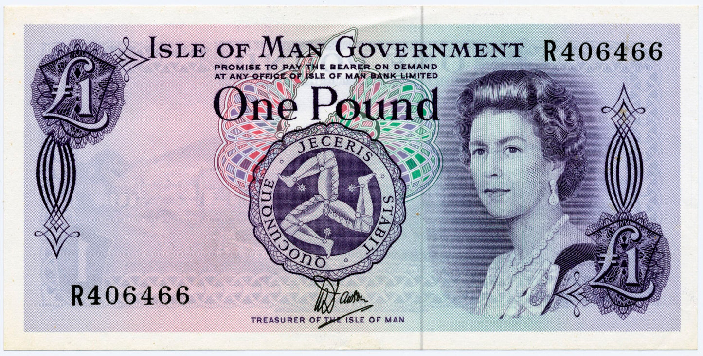 ISLE OF MAN P.34 IM33b 1979-1983 £1 UNC R