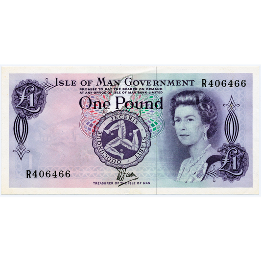 ISLE OF MAN P.34 IM33b 1979-1983 £1 UNC R