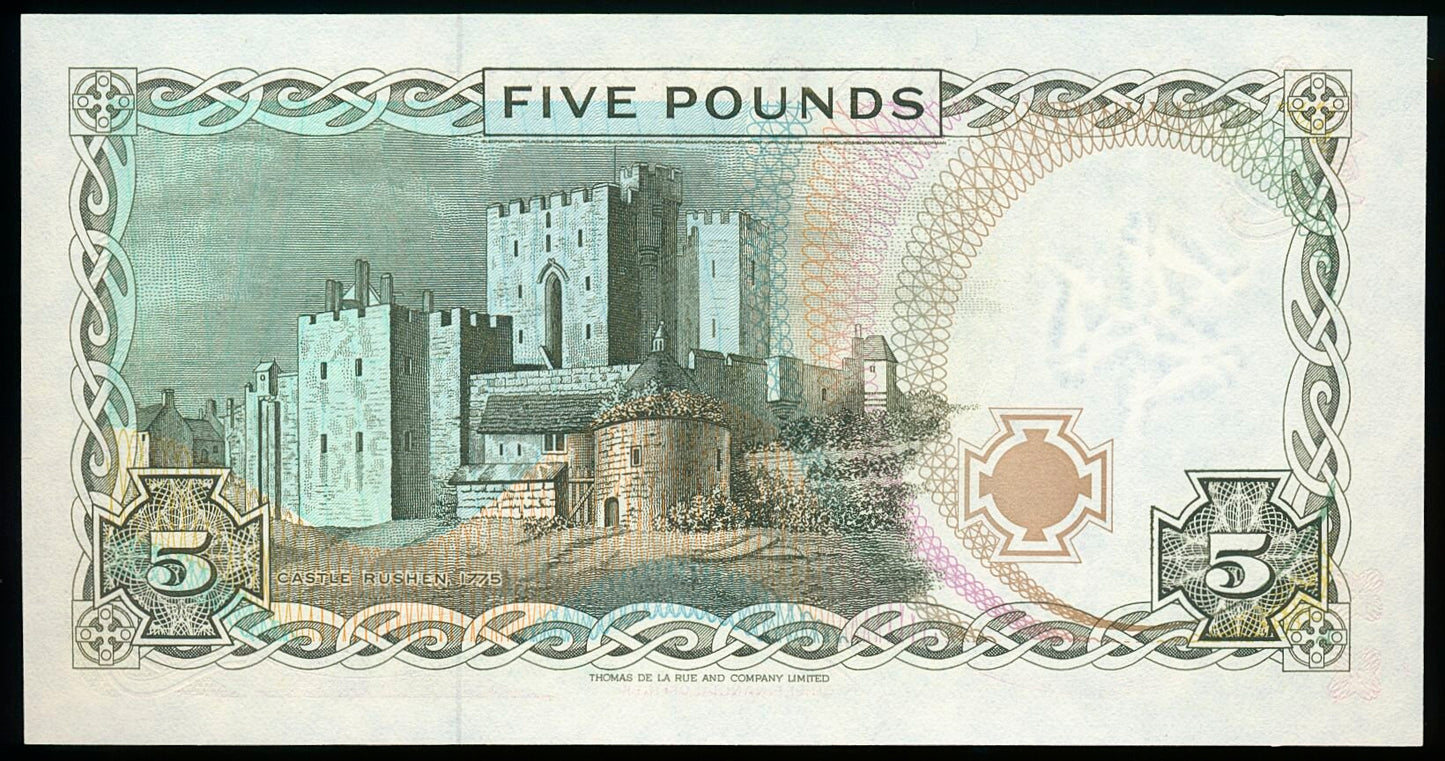 ISLE OF MAN P.41a IM44a 1991 £5 GEM UNC 65 EPQ