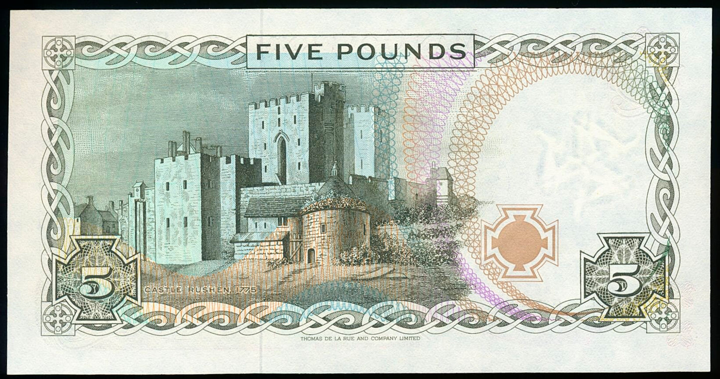 ISLE OF MAN P.41a IM44a 1991 £5 GEM UNC 65 EPQ