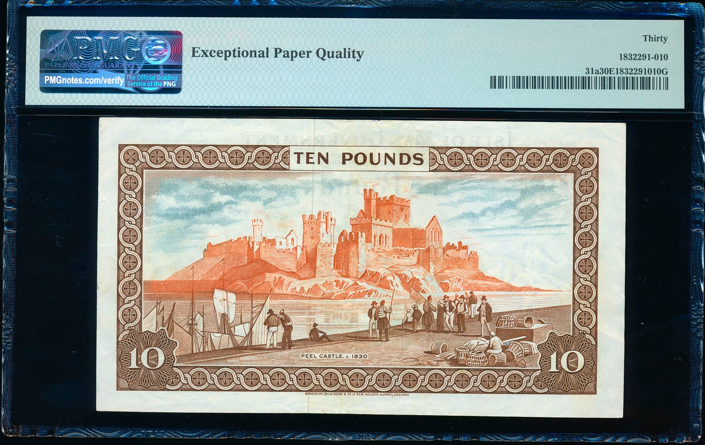 ISLE OF MAN P.31a IM51a 1972-1979 £10 VF 30 EPQ