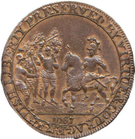 Kent D&H 13 Deptford 1795 Conder Halfpenny