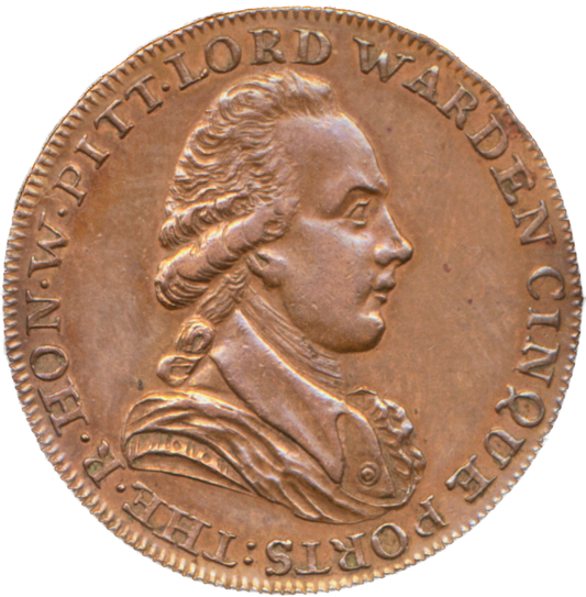 Kent D&H 16 Dover 1794 Conder Halfpenny