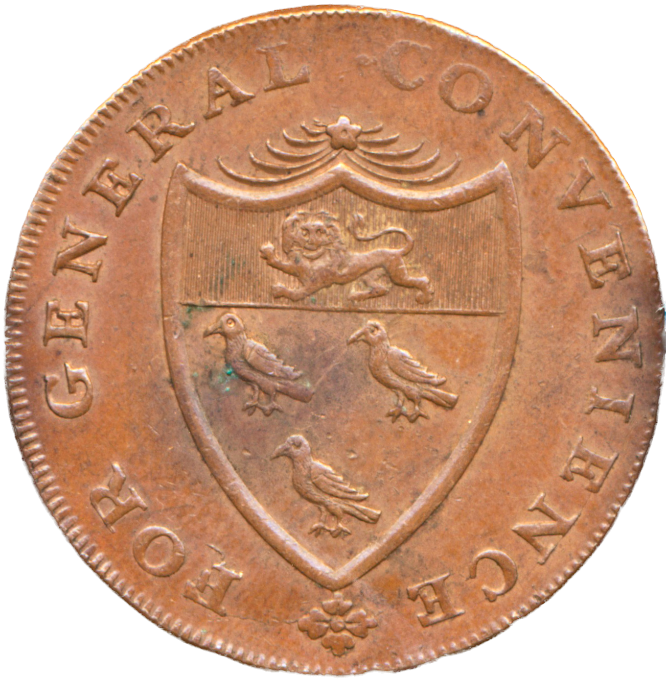 Kent D&H 29 Goudhurst 1794 Conder Halfpenny