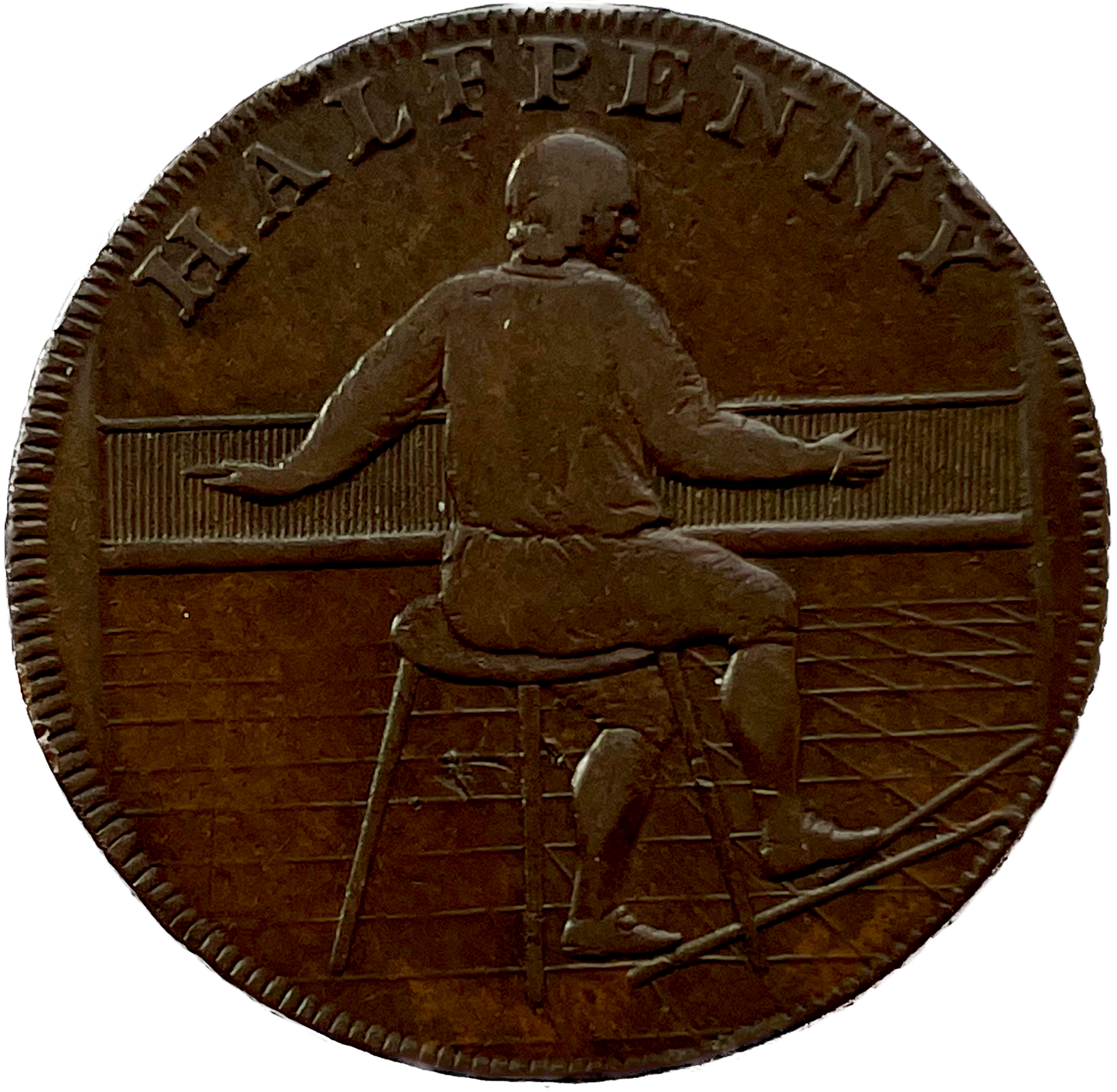 Lancashire D&H 140 Rochdale 1791 Conder Halfpenny