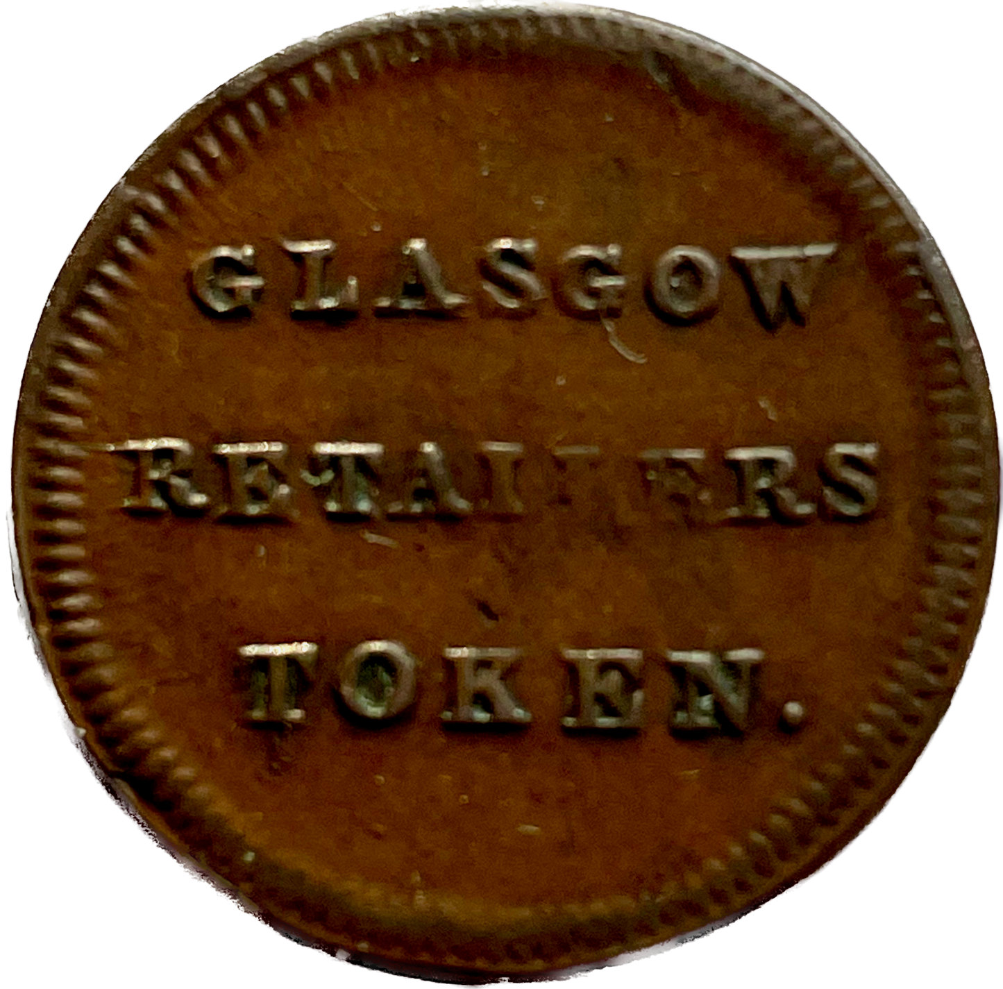 Lanarkshire D&H 47 Glasgow Conder Retailers Token