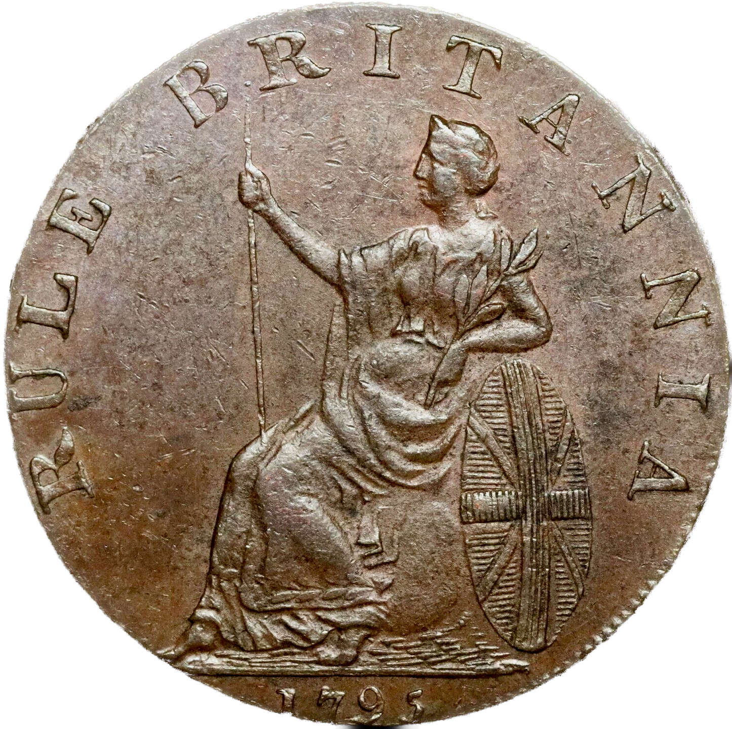 Lanarkshire D&H 6b Glasgow 1795 Conder Halfpenny Rare