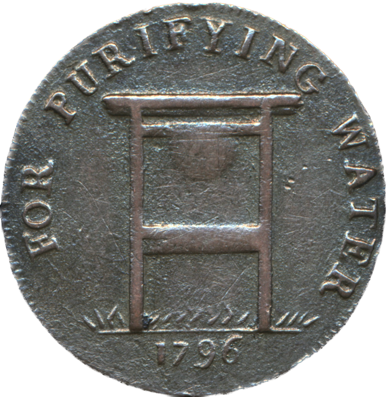 Lothian D&H 1 Edinburgh 1796 Conder Halfpenny