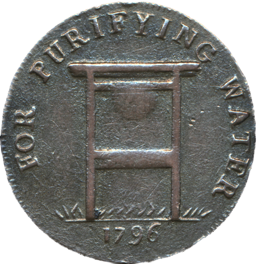 Lothian D&H 1 Edinburgh 1796 Conder Halfpenny