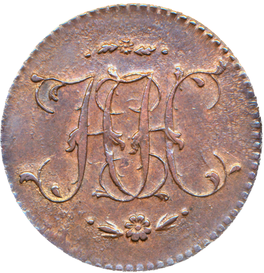 Lothian D&H 20 Edinburgh 1796 Conder Halfpenny