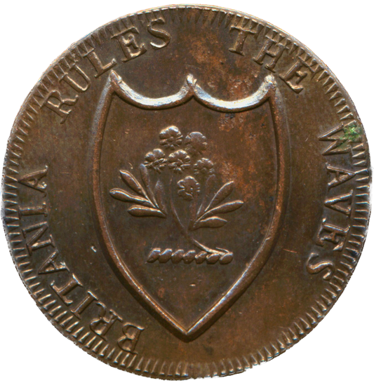 Lothian D&H 3 Edinburgh 1796 Conder Halfpenny