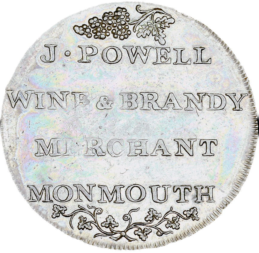 Monmouthshire D&H 3 Monmouth 1795 Conder Halfpenny