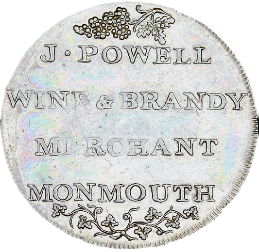 Monmouthshire D&H 3 Monmouth 1795 Conder Halfpenny