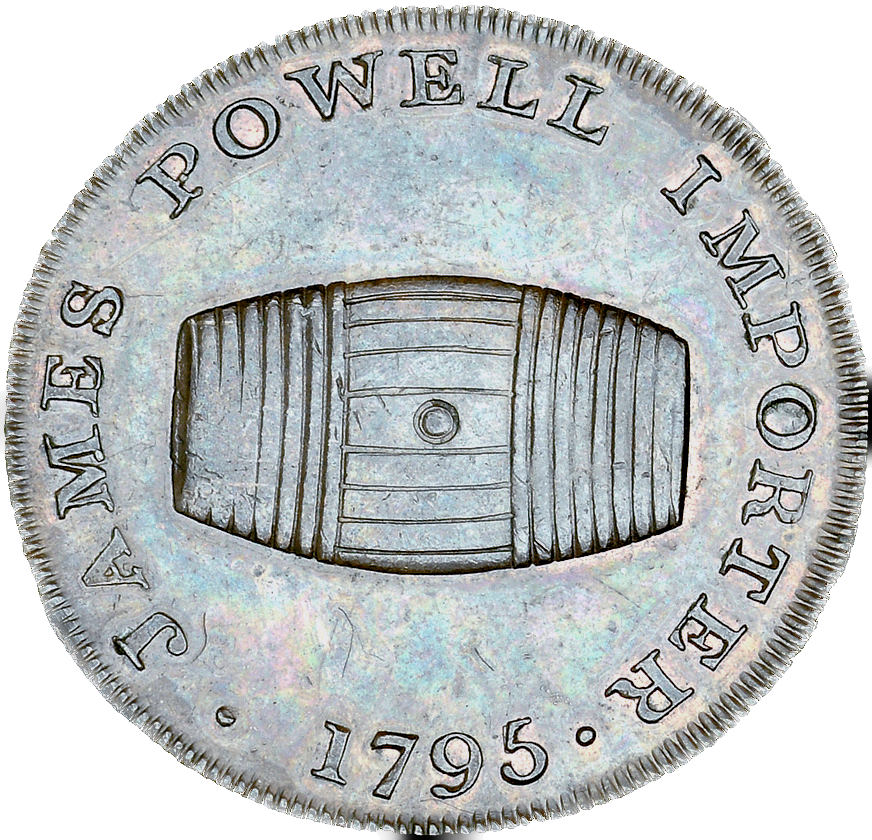Monmouthshire D&H 3 Monmouth 1795 Conder Halfpenny