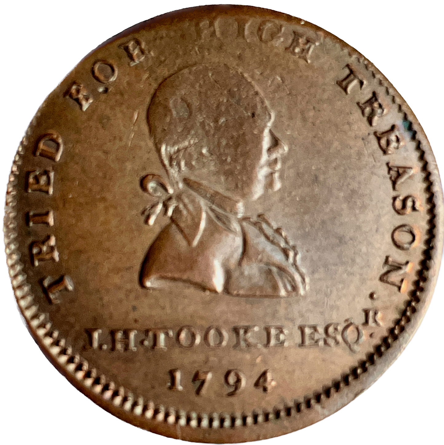 Middlesex D&H 1047 National Series 1794 Conder Halfpenny