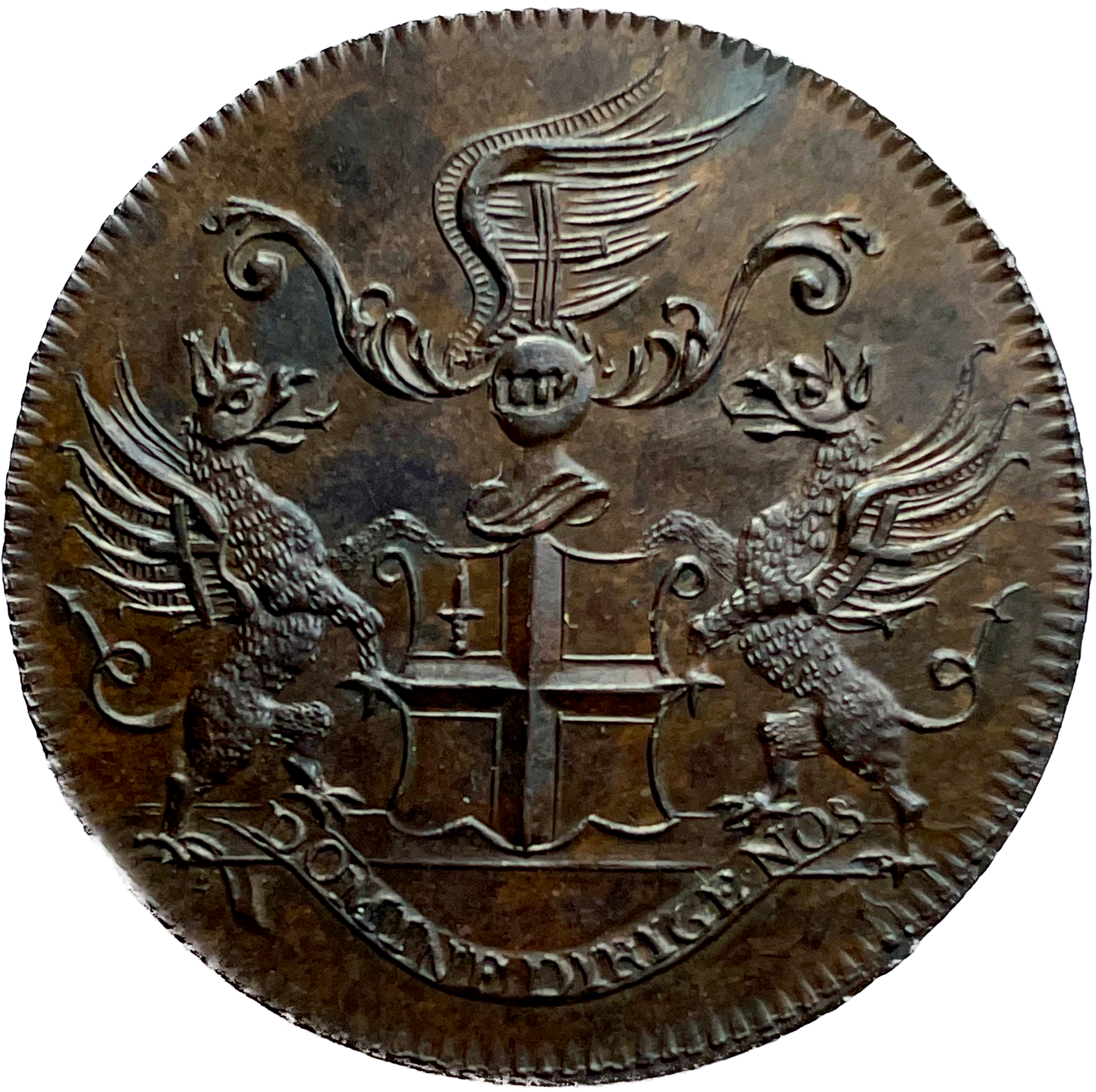 Middlesex D&H 257a Blackfrairs's Conder Halfpenny