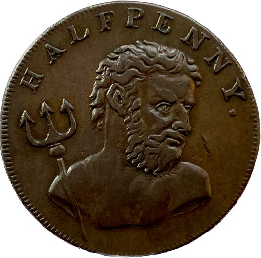 Middlesex D&H 306 Fowler's 1794 Conder Halfpenny