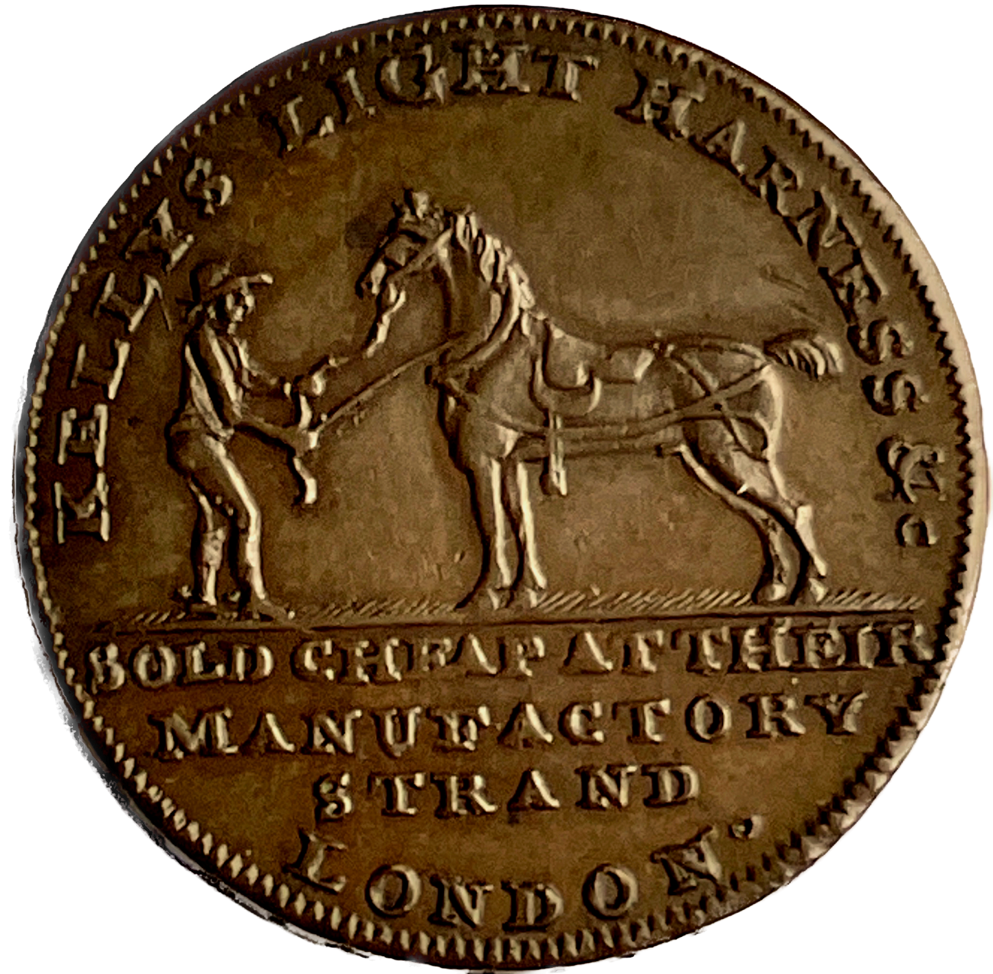 Middlesex D&H 345 Kilvington's 1795 Conder Halfpenny