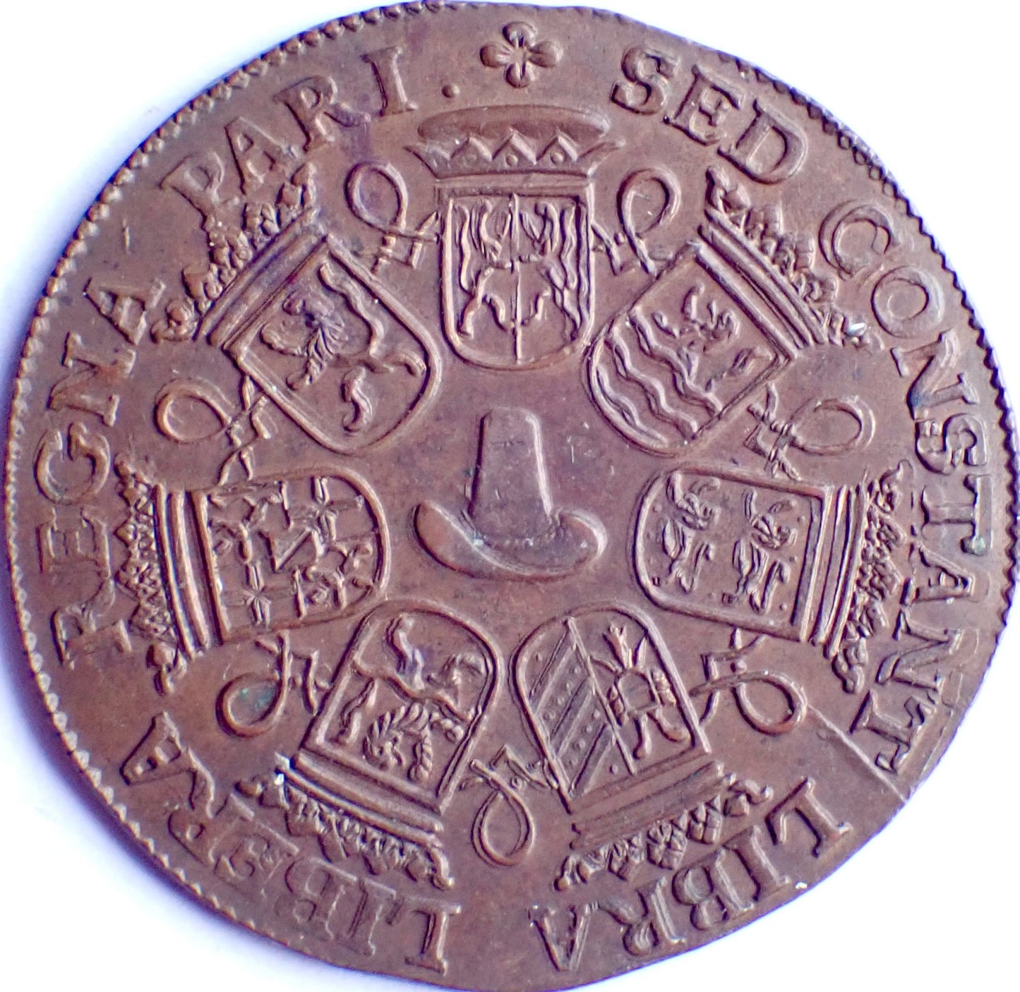 1671 NETHERLANDS Netherlands Peace in the United Provinces copper medal