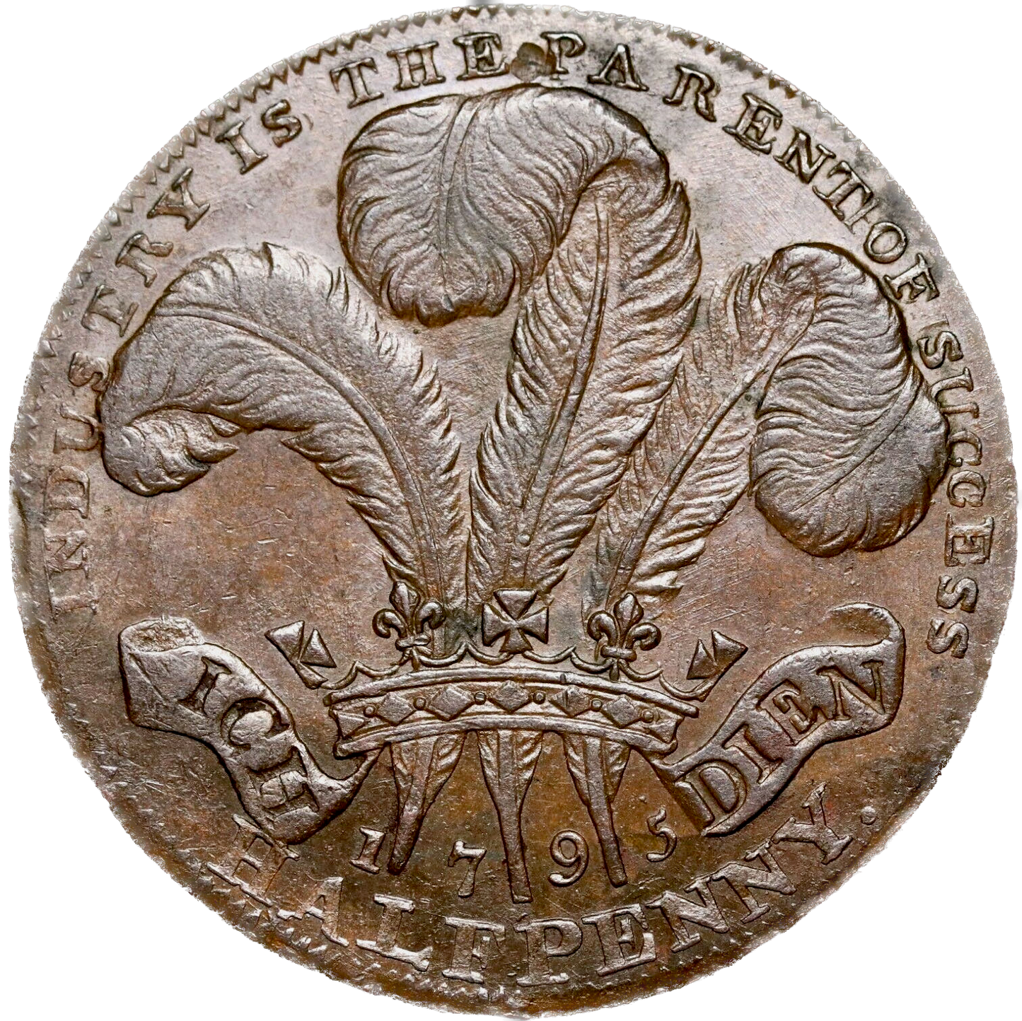 Norfolk D&H 5a Aylsham 1795 Conder Halfpenny