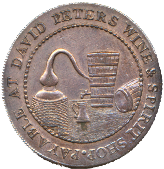 Perthshire D&H 10 Perth 1797 Conder Halfpenny