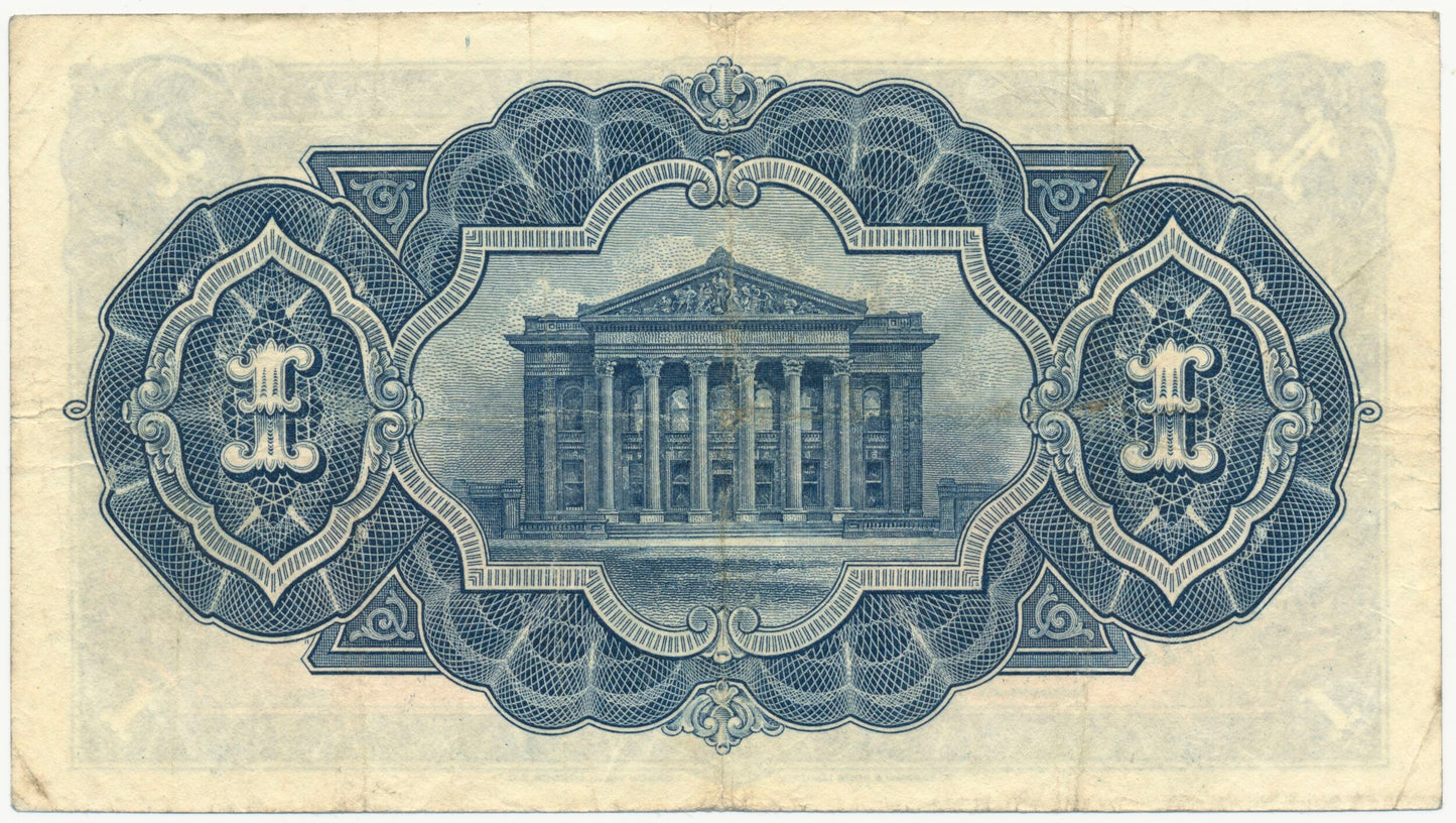 SCOTLAND P.S331a SC404b 1928 Commercial Bank of Scotland First series £1 GF 23C