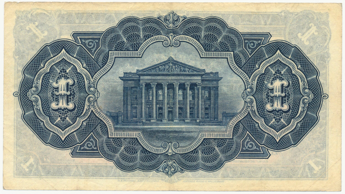 SCOTLAND P.S331b SC404d 1940 Commercial Bank of Scotland First series £1 AVF Q/24