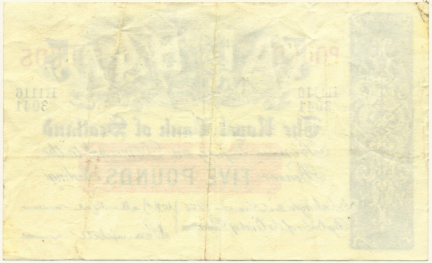 SCOTLAND P.326a SC808a 1964 Royal Bank of Scotland £5 GVF H