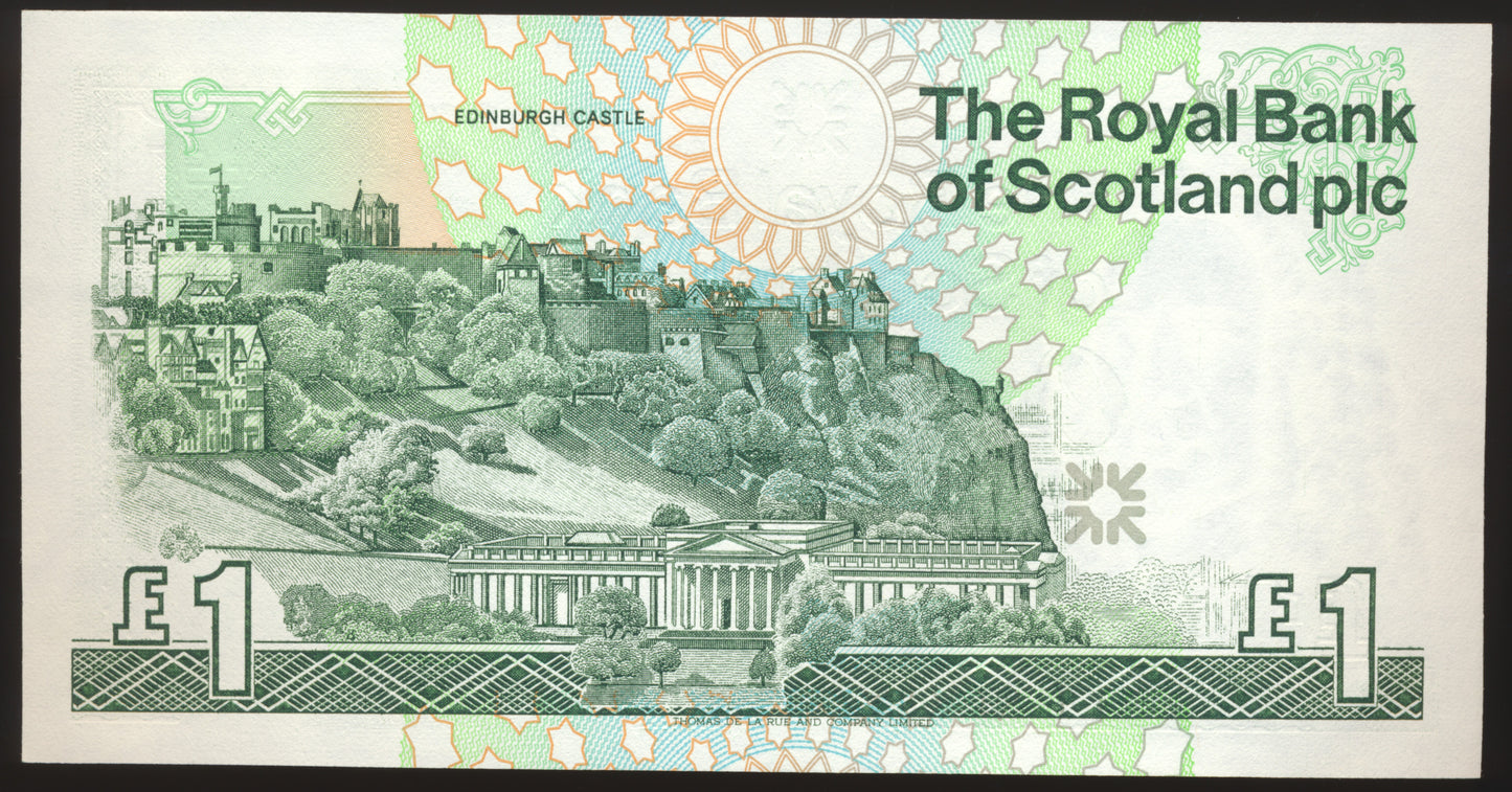 SCOTLAND P.351a SC833a 1989 Royal Bank of Scotland £1 UNC