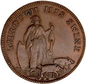 Somersetshire D&H 115 Bath Conder Farthing