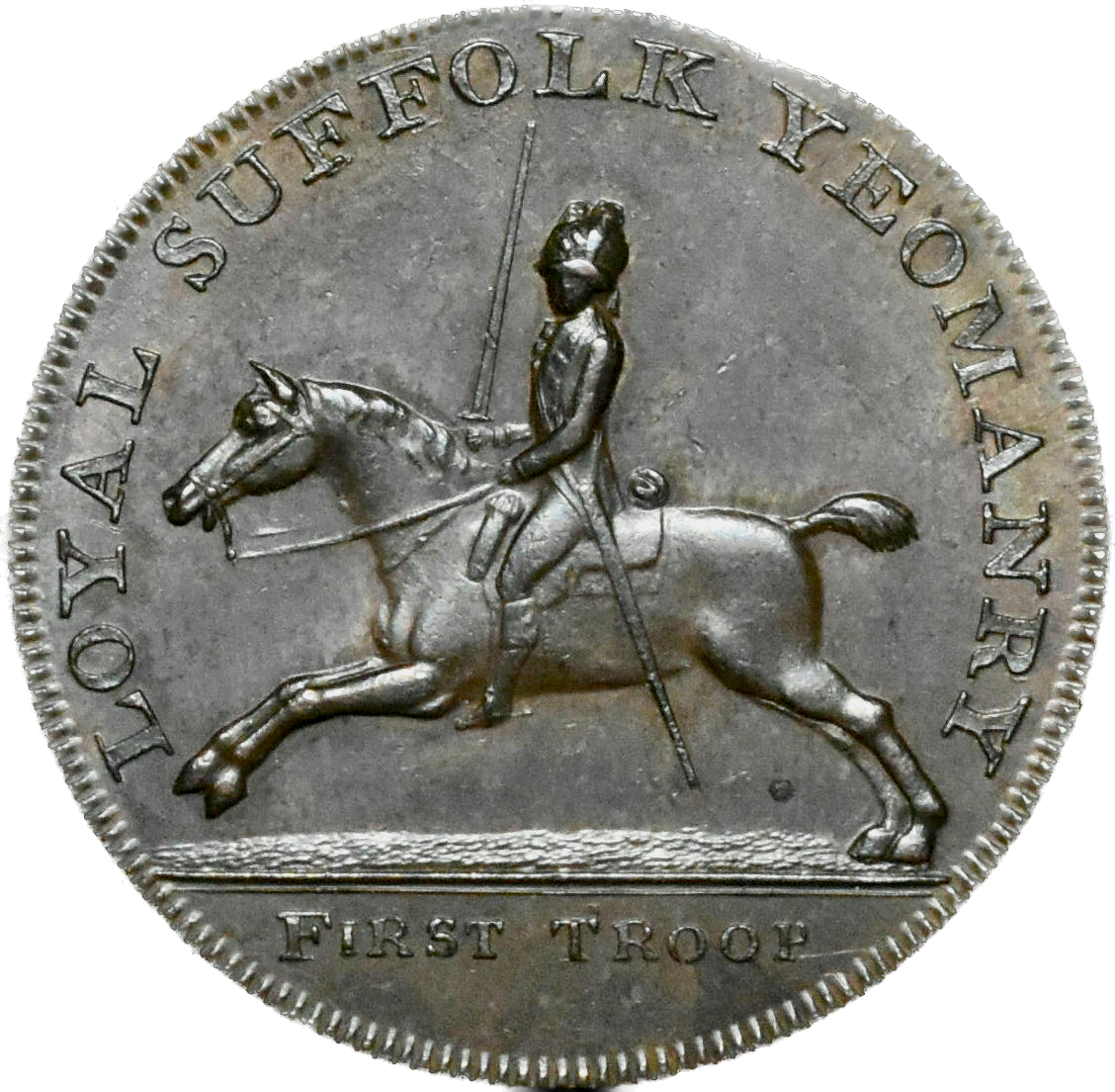 Suffolk D&H 19 Blything 1794 Conder Halfpenny